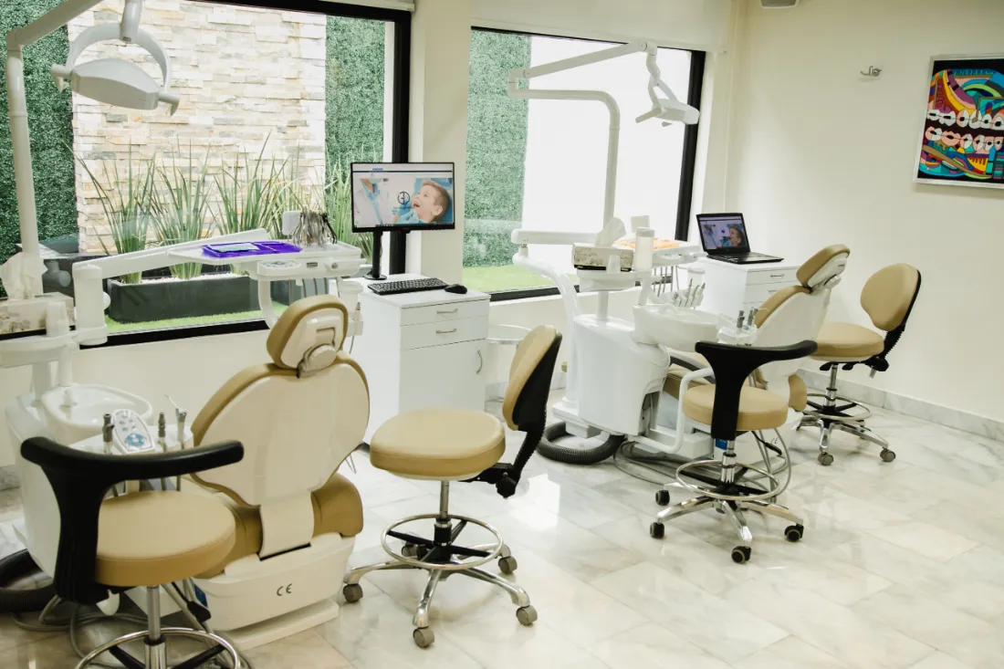 Área de consultorios dentales de Dentistas Terán