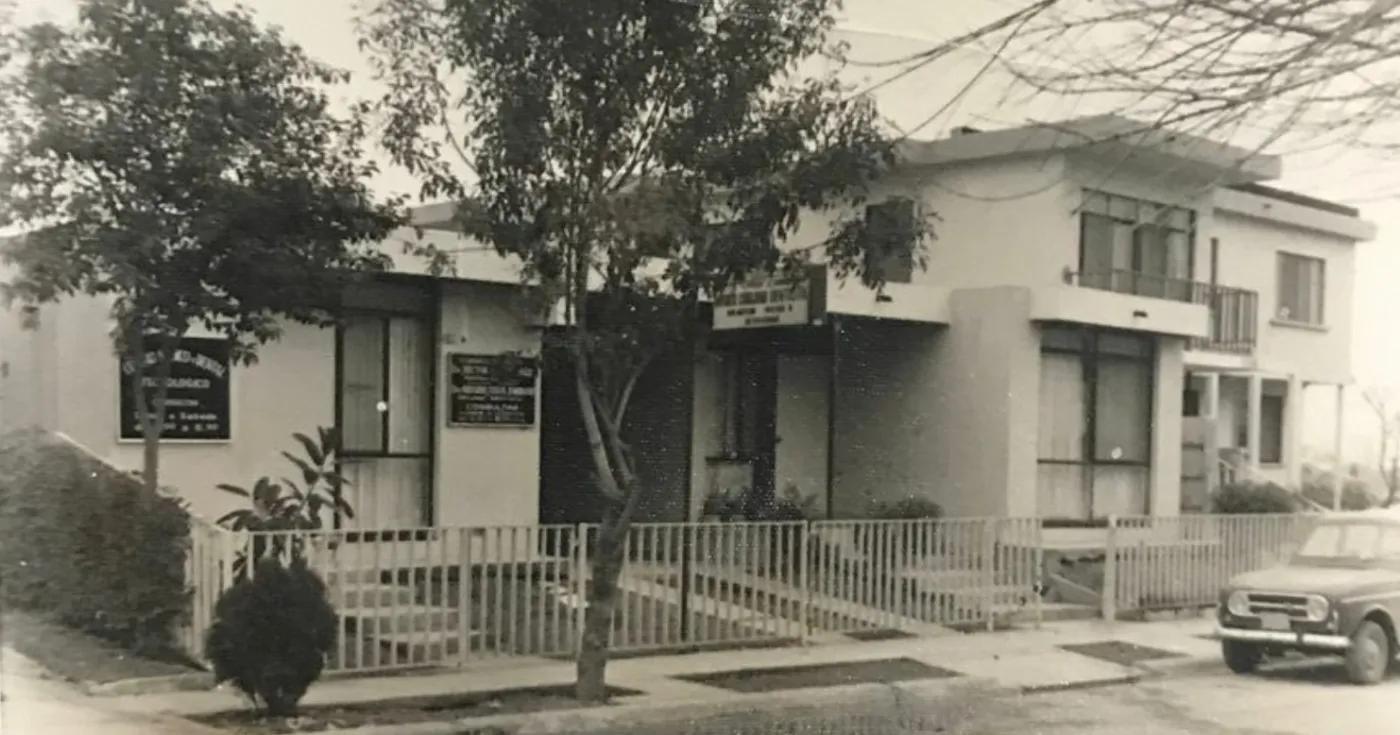 Fachada original de Dentistas Terán hace más de 50 años